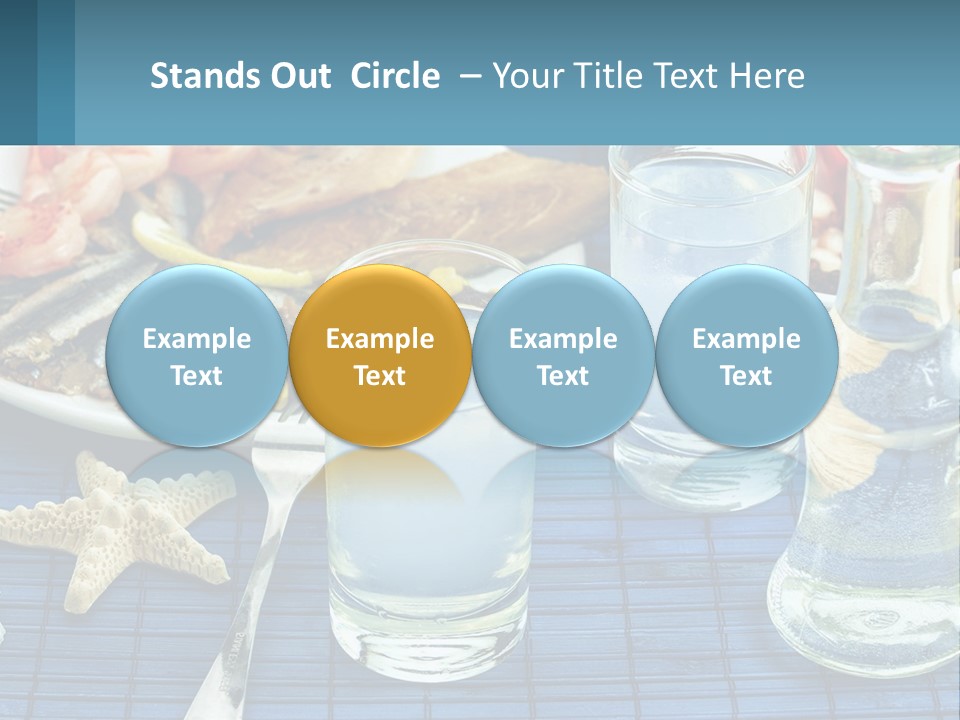 Seafood Set Table PowerPoint Template