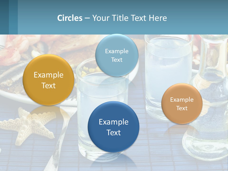 Seafood Set Table PowerPoint Template