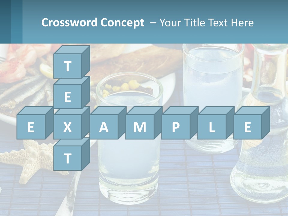 Seafood Set Table PowerPoint Template