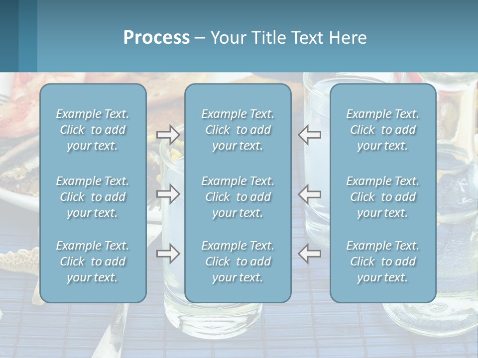 Seafood Set Table PowerPoint Template