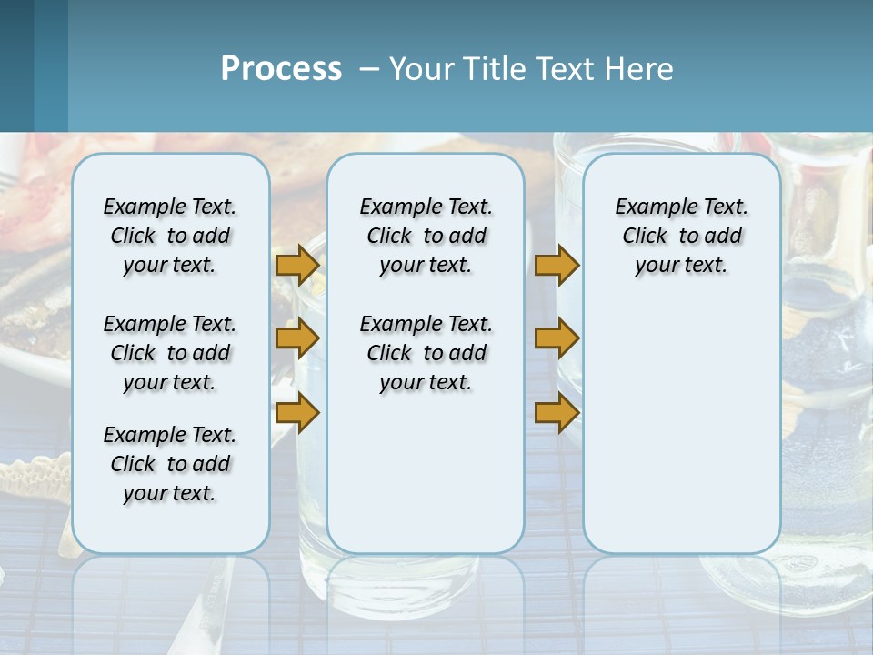 Seafood Set Table PowerPoint Template