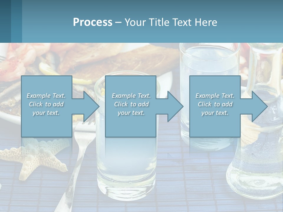 Seafood Set Table PowerPoint Template
