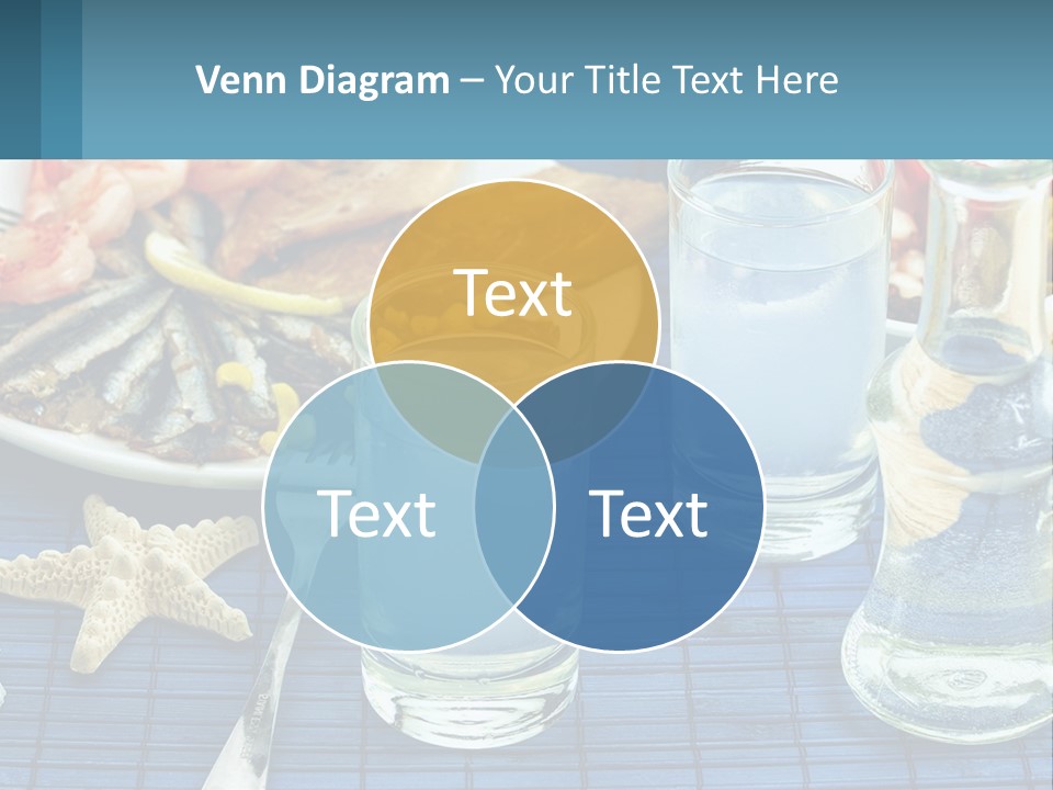Seafood Set Table PowerPoint Template