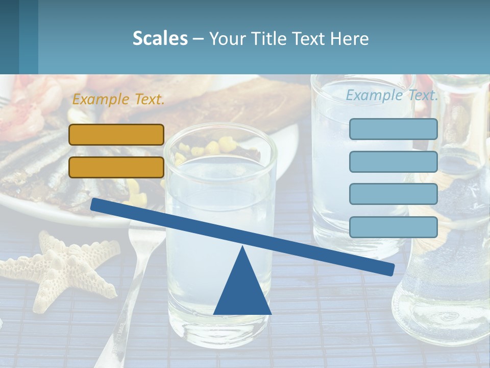 Seafood Set Table PowerPoint Template