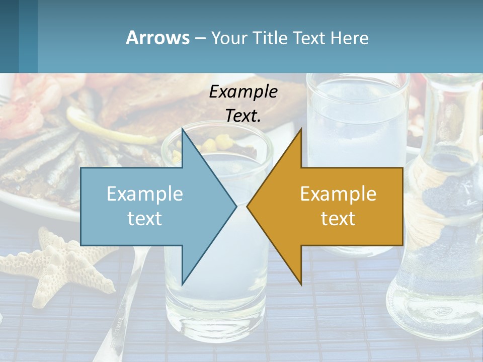 Seafood Set Table PowerPoint Template