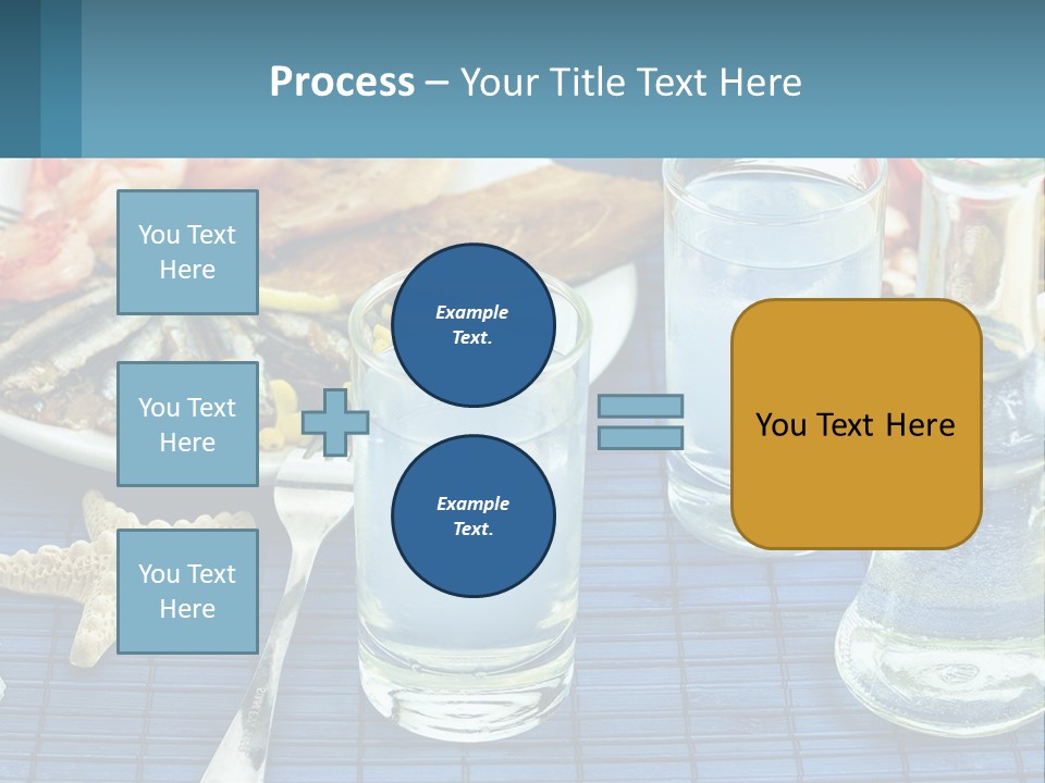 Seafood Set Table PowerPoint Template