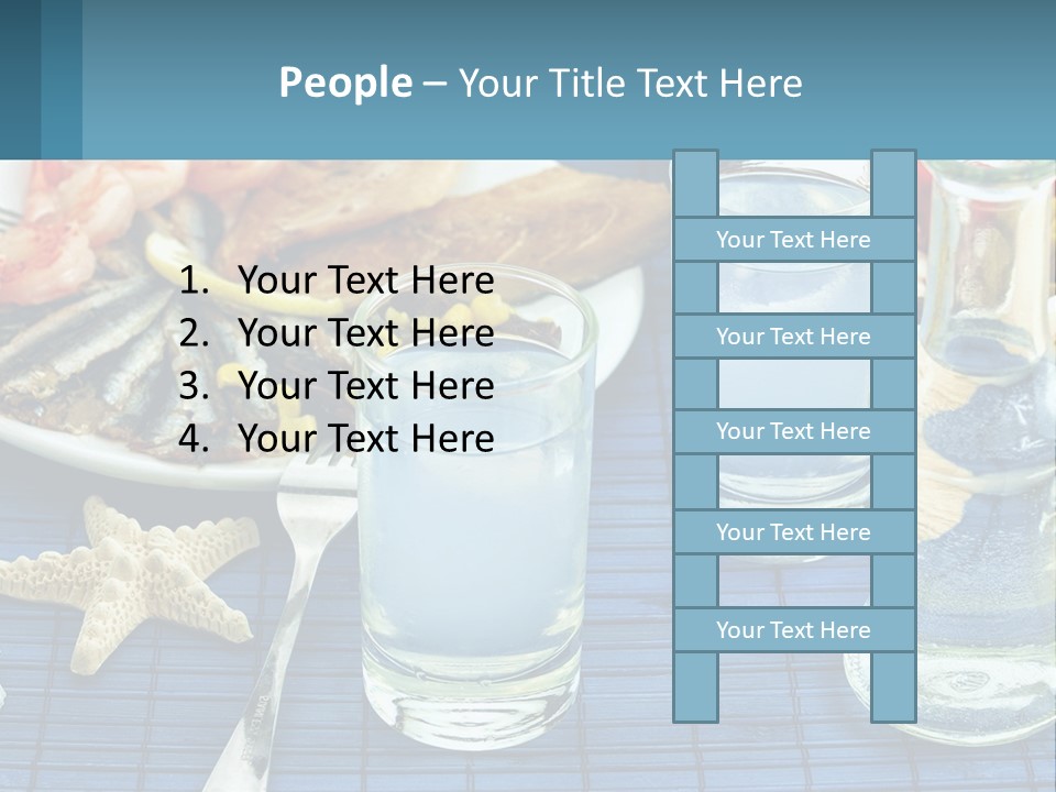 Seafood Set Table PowerPoint Template