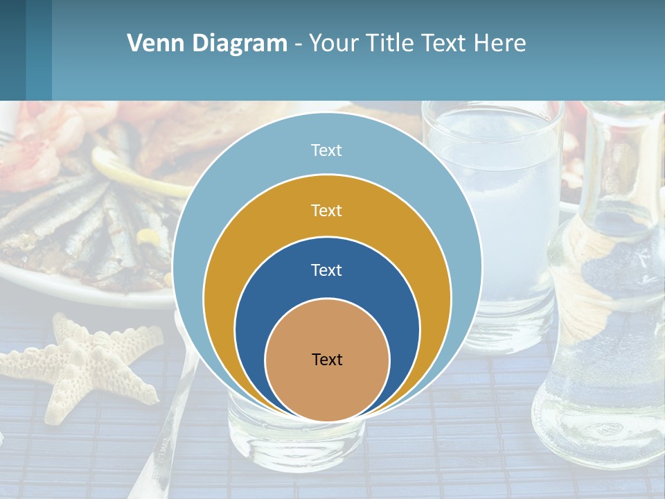 Seafood Set Table PowerPoint Template