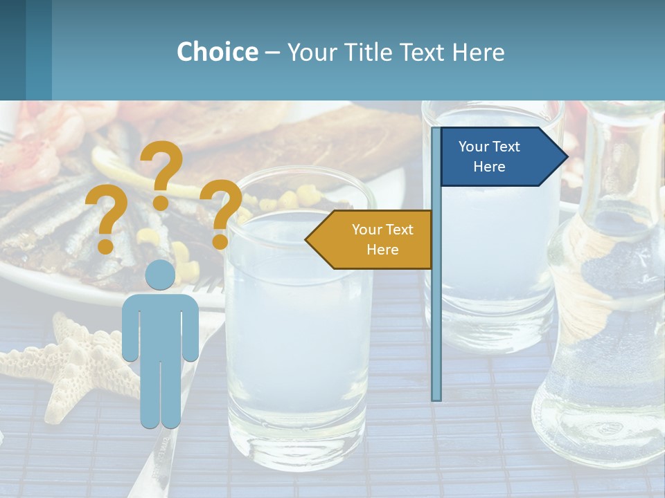 Seafood Set Table PowerPoint Template