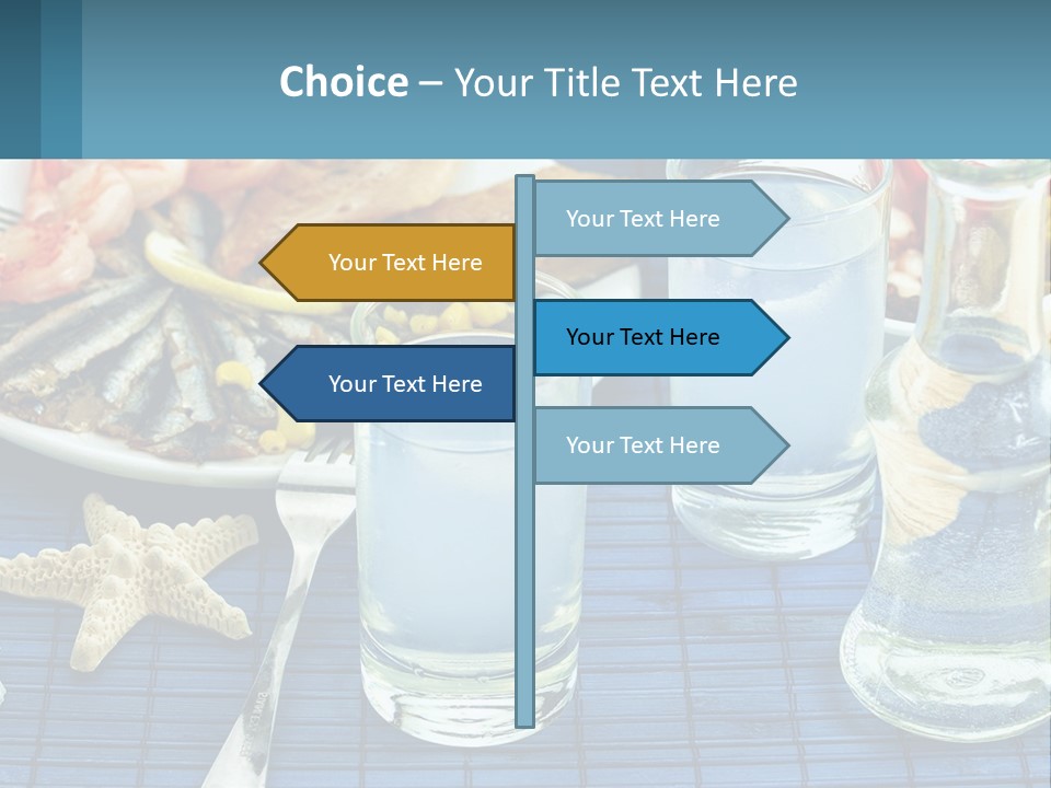Seafood Set Table PowerPoint Template