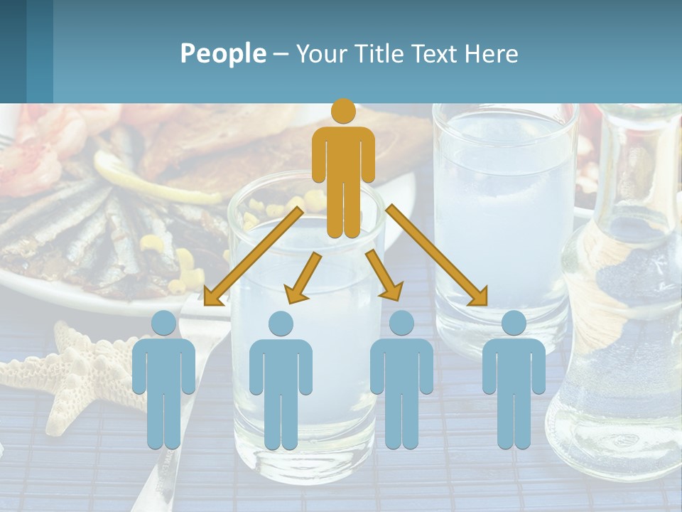 Seafood Set Table PowerPoint Template