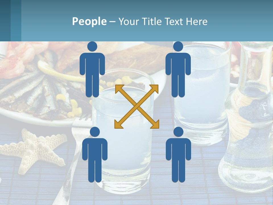 Seafood Set Table PowerPoint Template