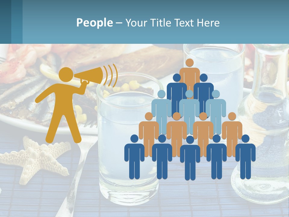 Seafood Set Table PowerPoint Template