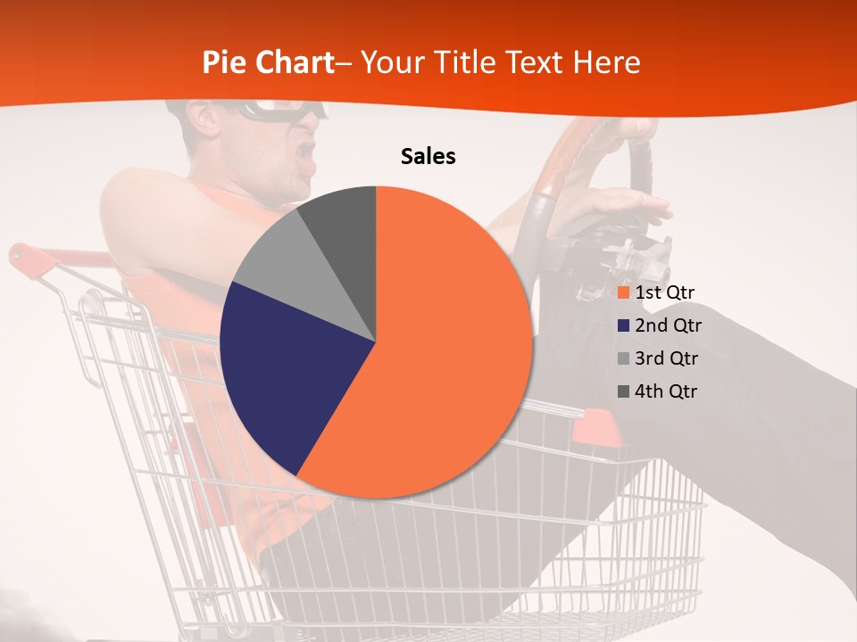 Goggles Male Trolley PowerPoint Template