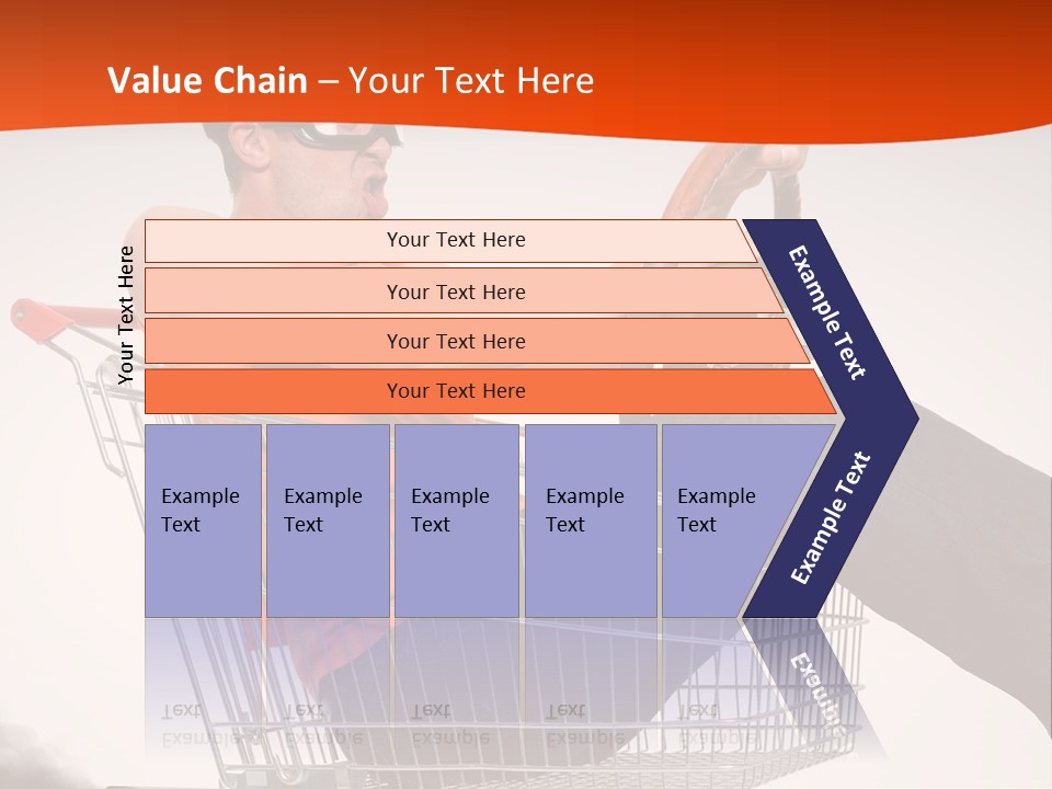 Goggles Male Trolley PowerPoint Template