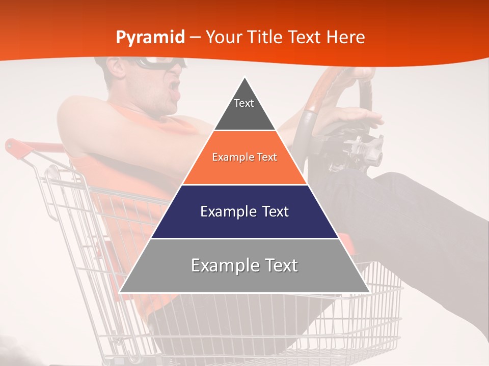 Goggles Male Trolley PowerPoint Template