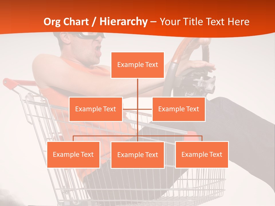 Goggles Male Trolley PowerPoint Template