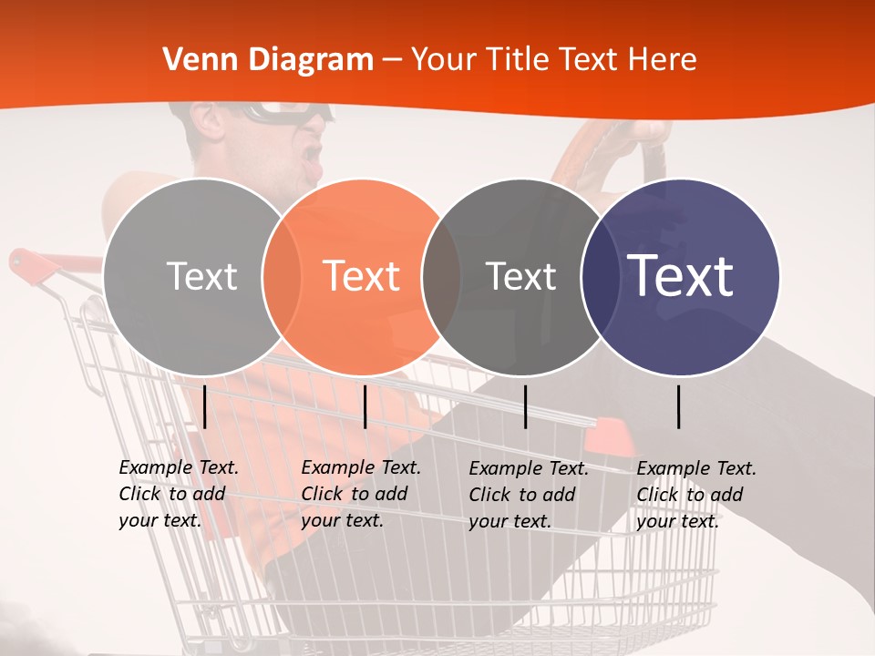 Goggles Male Trolley PowerPoint Template