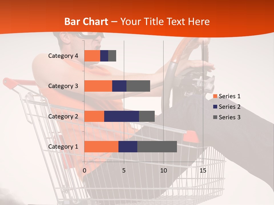 Goggles Male Trolley PowerPoint Template