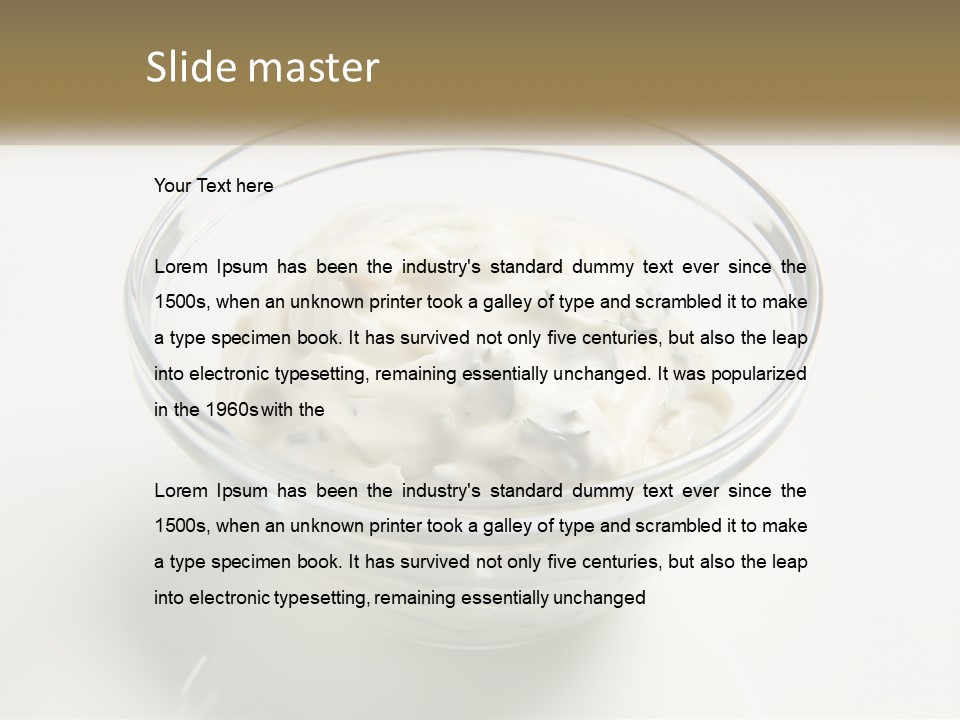 Dip Dipping Sauce Food PowerPoint Template