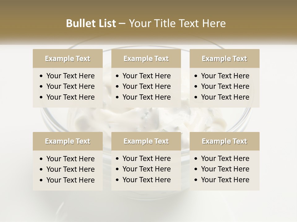 Dip Dipping Sauce Food PowerPoint Template