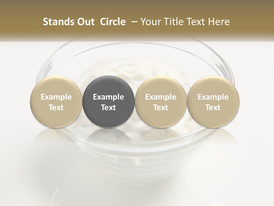 Dip Dipping Sauce Food PowerPoint Template