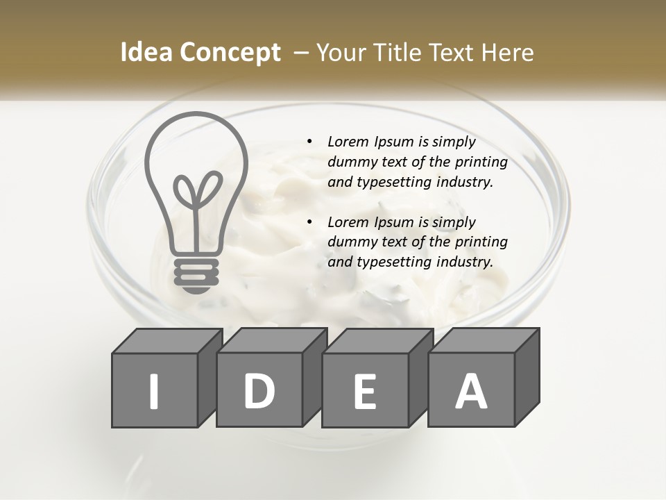 Dip Dipping Sauce Food PowerPoint Template