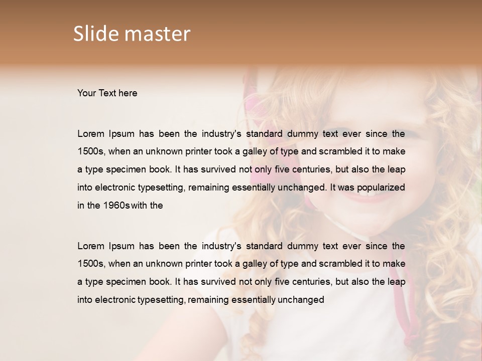 Child Childhood Safety PowerPoint Template