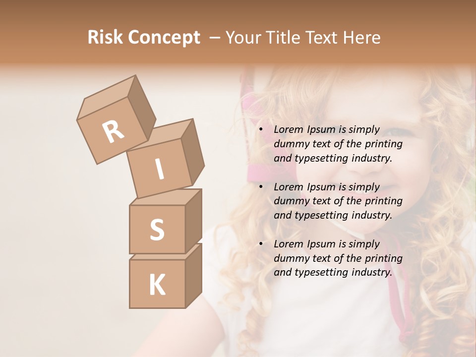 Child Childhood Safety PowerPoint Template