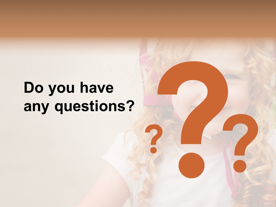 Child Childhood Safety PowerPoint Template