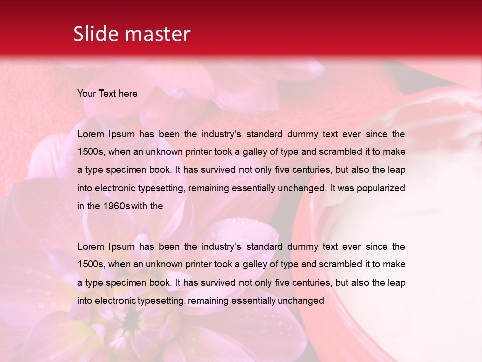 Smooth Moisten Makeover PowerPoint Template