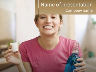 Clean Clothing Adult PowerPoint Template