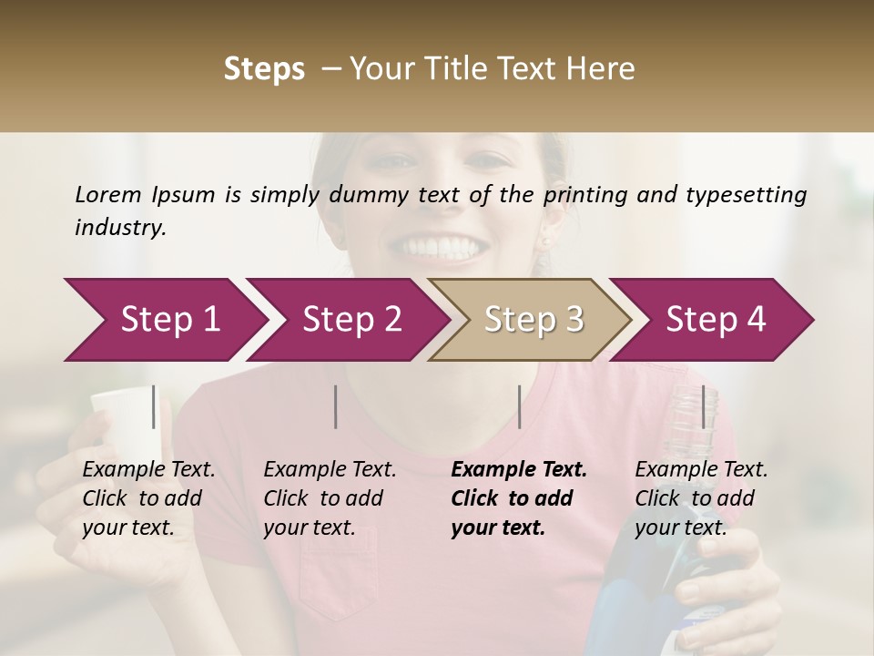 Clean Clothing Adult PowerPoint Template