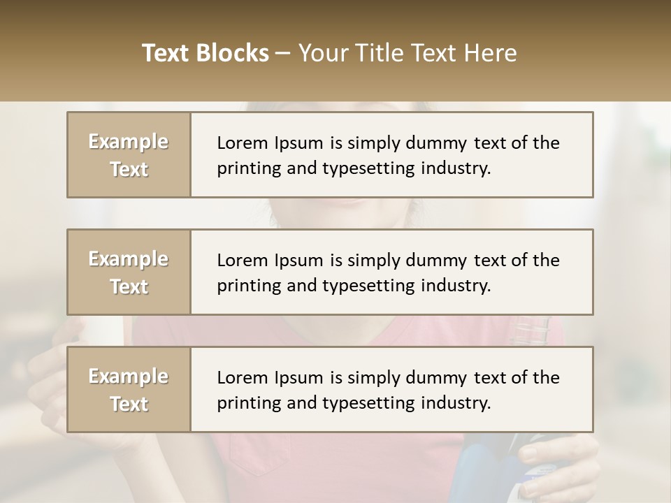 Clean Clothing Adult PowerPoint Template