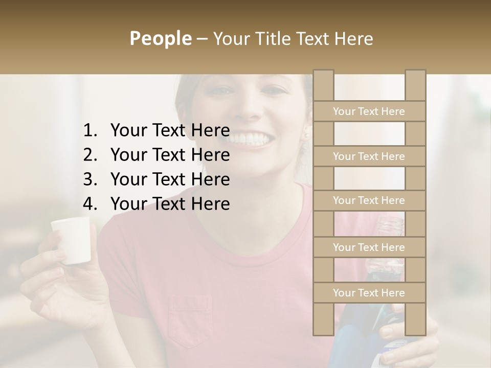 Clean Clothing Adult PowerPoint Template