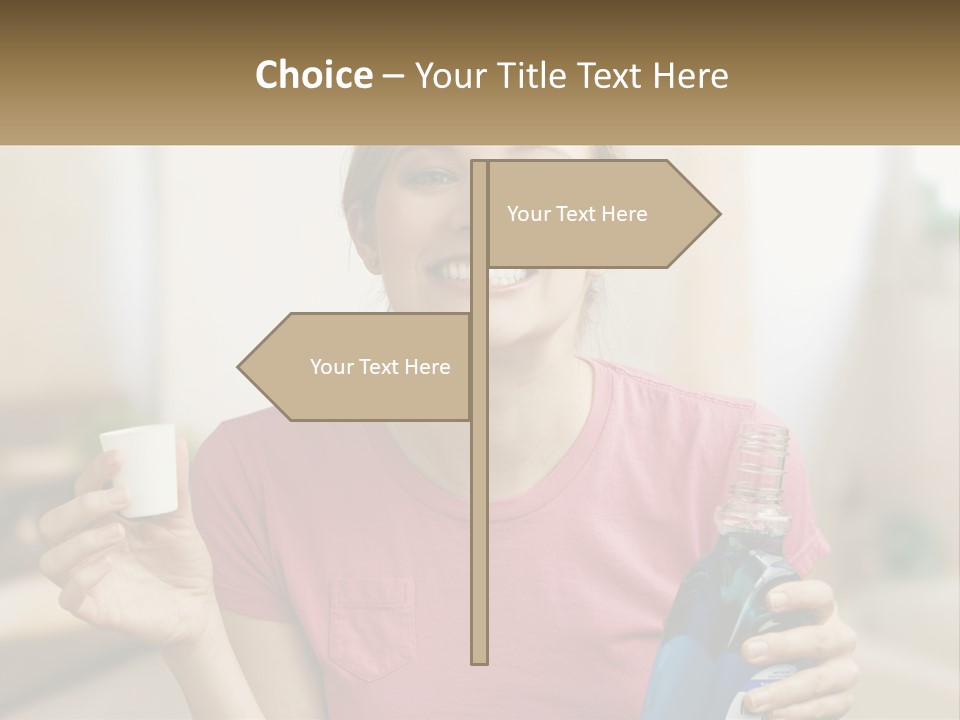 Clean Clothing Adult PowerPoint Template