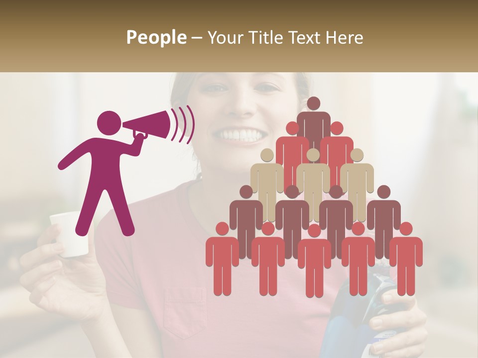 Clean Clothing Adult PowerPoint Template