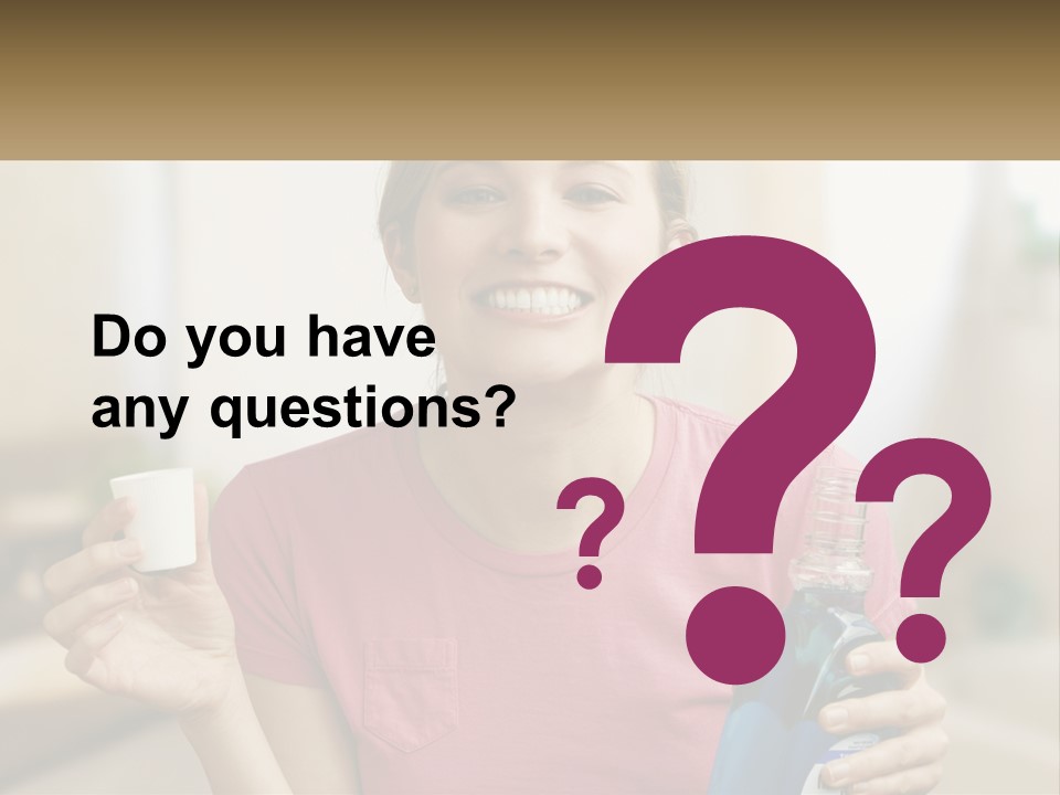 Clean Clothing Adult PowerPoint Template