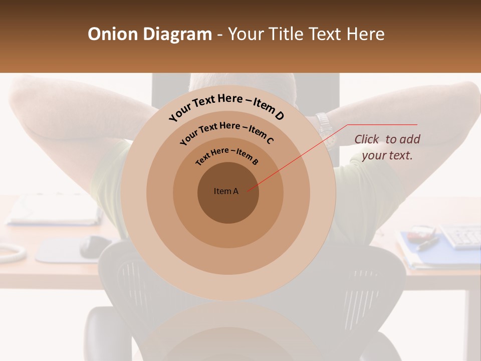 Caucasian Relaxing Portable PowerPoint Template