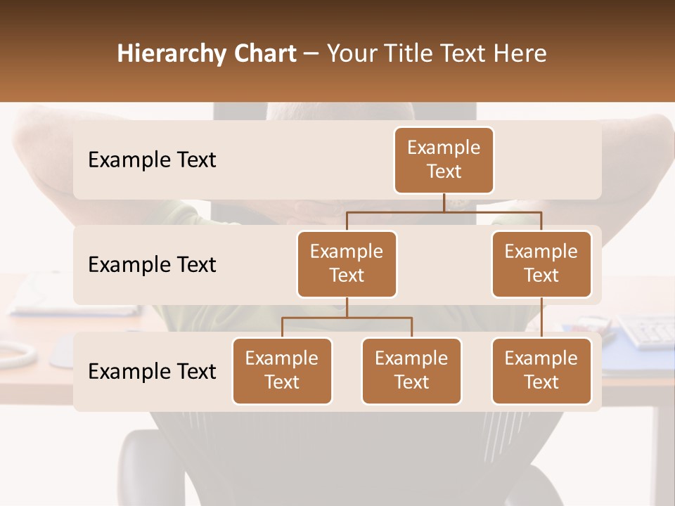 Caucasian Relaxing Portable PowerPoint Template