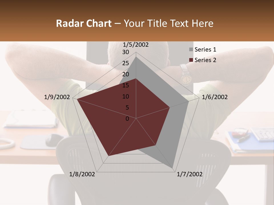 Caucasian Relaxing Portable PowerPoint Template