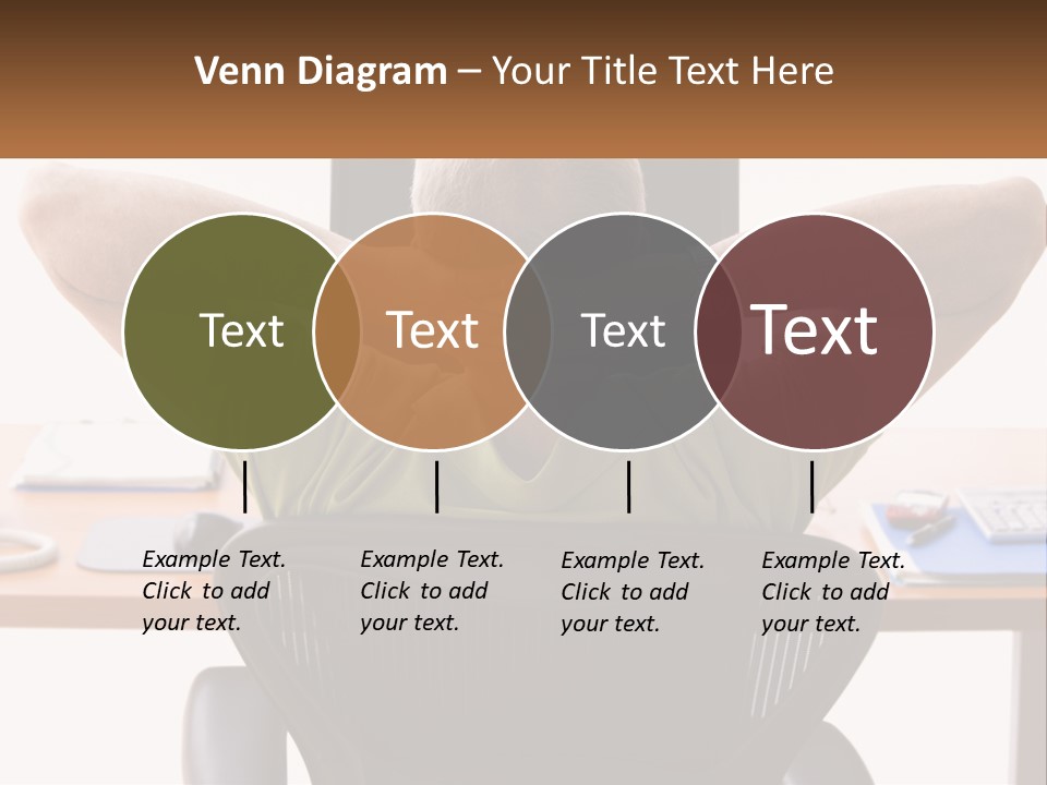 Caucasian Relaxing Portable PowerPoint Template