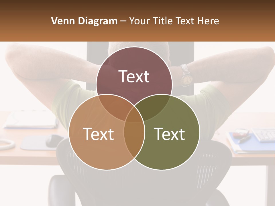 Caucasian Relaxing Portable PowerPoint Template