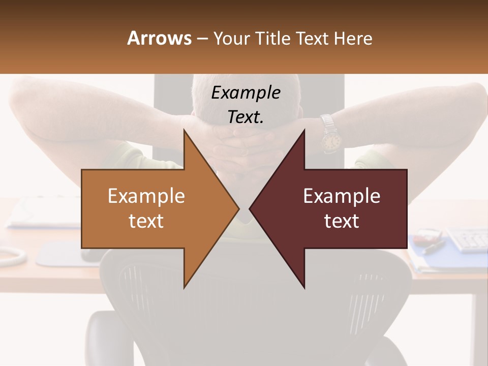 Caucasian Relaxing Portable PowerPoint Template