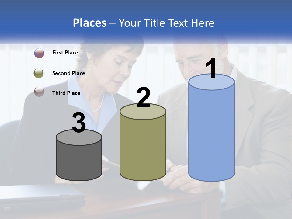 Agent Broker Smiling PowerPoint Template