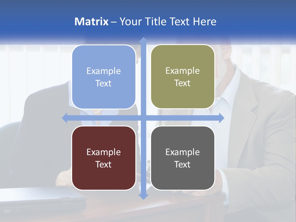 Agent Broker Smiling PowerPoint Template
