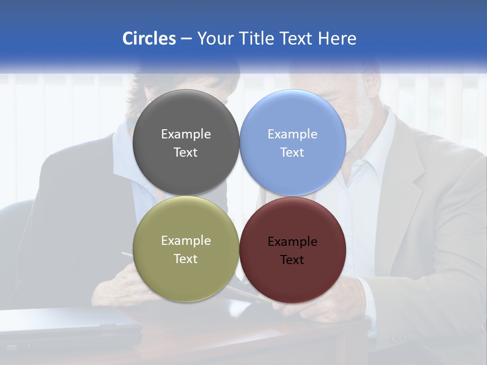 Agent Broker Smiling PowerPoint Template