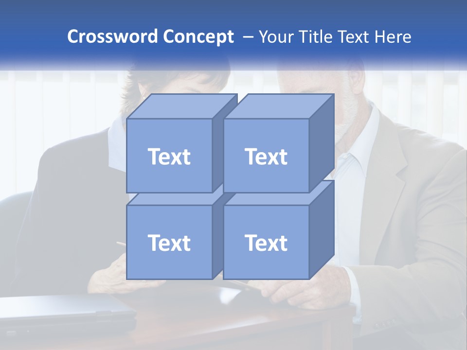 Agent Broker Smiling PowerPoint Template