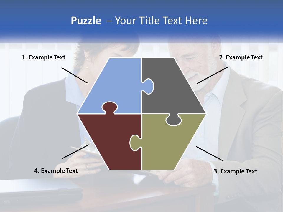 Agent Broker Smiling PowerPoint Template