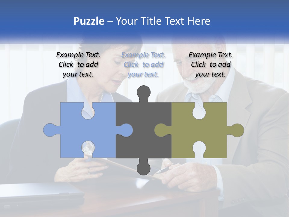 Agent Broker Smiling PowerPoint Template